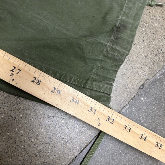 Vintage M-1951 Field Pants Mens 32x32 Green Cargo Utility 50s Shell Trousers WW2 - Picture 8 of 11